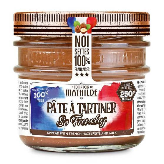 Mathilde French Hazelnuts & Milk Spread, 8.8oz (250g)