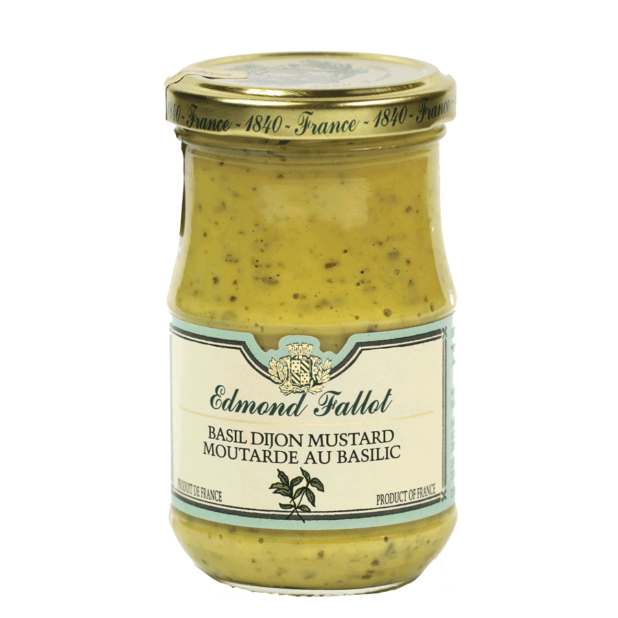 Edmond Fallot - Basil Dijon Mustard, 7.4oz