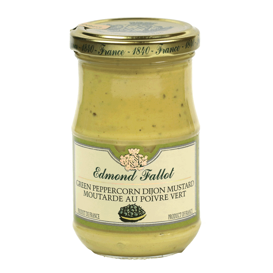 Edmond Fallot - Green Peppercorn Dijon Mustard, 7.4oz