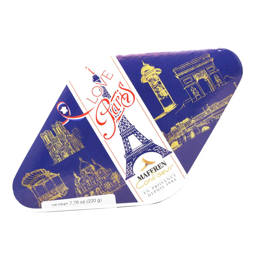 Maffren - Calissons from Provence, Paris Design (18pc) Diamond Shaped Box, 220g