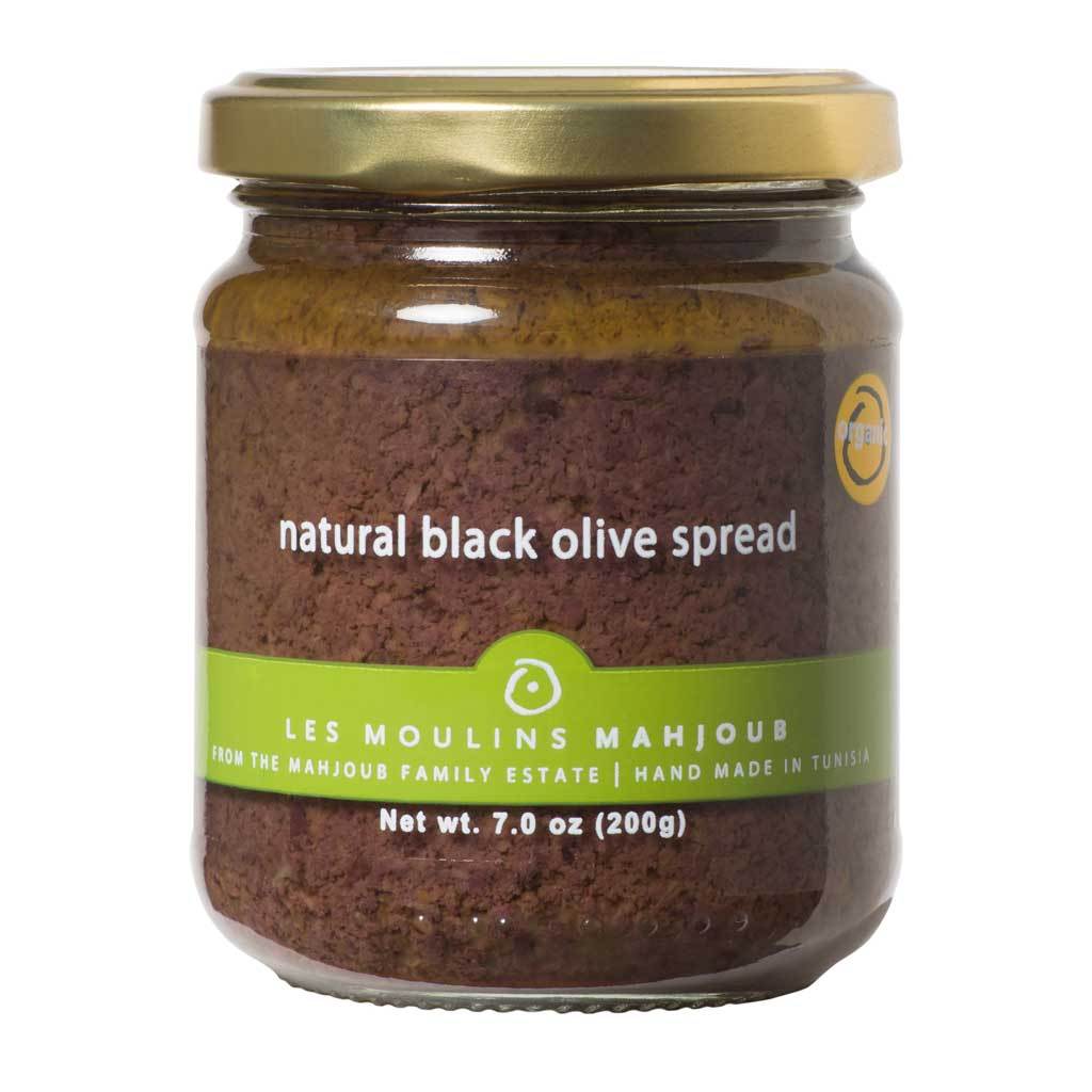 Les Moulins Mahjoub - Natural Black Olive Spread - Organic, 200g