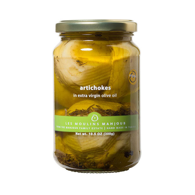 Les Moulins Mahjoub - Artichoke Hearts in Olive Oil, 300g