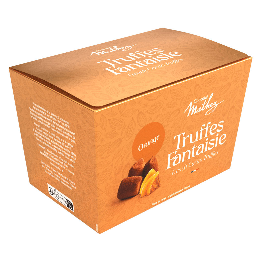 Mathez - French Chocolate Truffles Orange, 250g