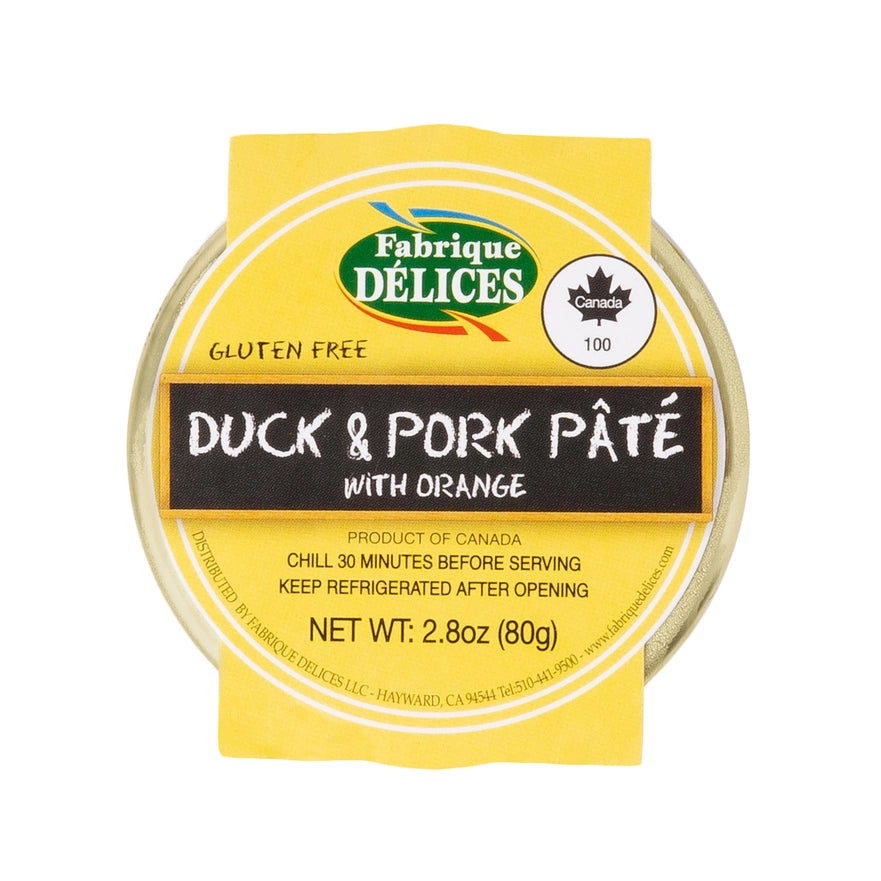 Fabrique Delices - Duck & Pork Pate with Orange, 80g (2.8oz)