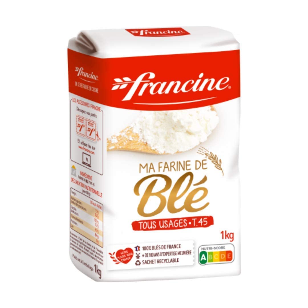 Francine Wheat Flour T45 1kg (2.2 lb)