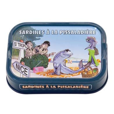 Ferrigno Sardines with Pissaladière from Marseille, 115g (4oz)