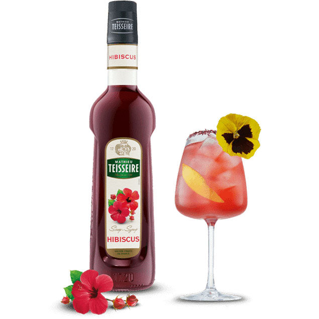 Mathieu Teisseire - Hibiscus Flavored Syrup, 70cl (23.6 fl oz)
