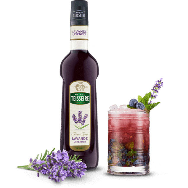 Mathieu Teisseire - Lavender Flavor Syrup, 70cl (23.6 fl oz)