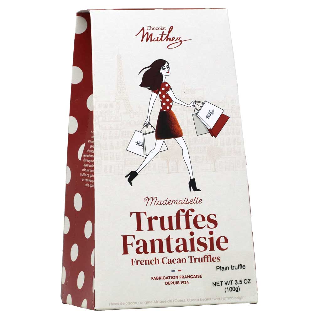 Mathez - Paris Chic Travel Truffles Plain, 100g