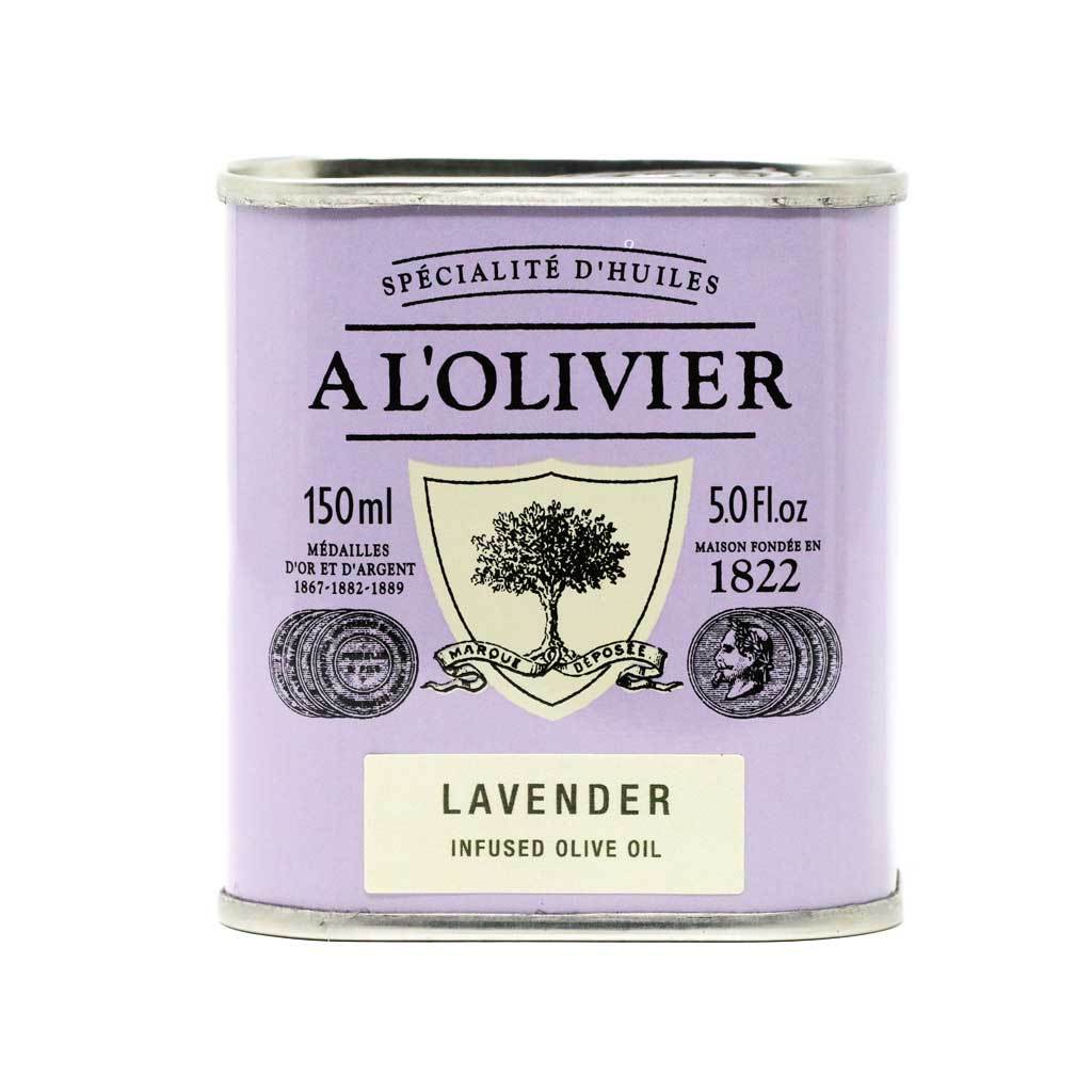 A L'Olivier - Lavender Infused Extra Virgin Olive Oil Tin, 150ml