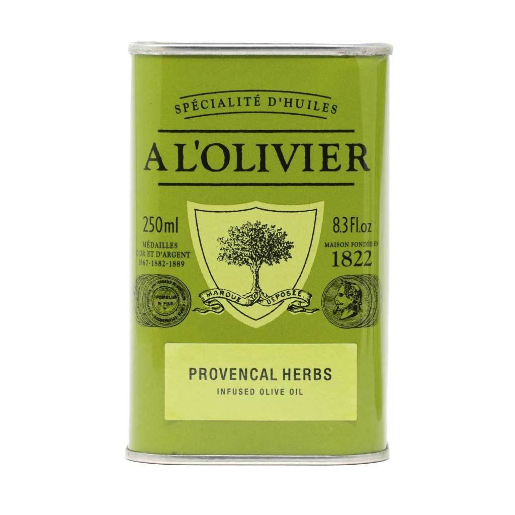 A L'Olivier - Extra Virgin Olive Oil Infused With Herbs-Provence Tin, 250ml