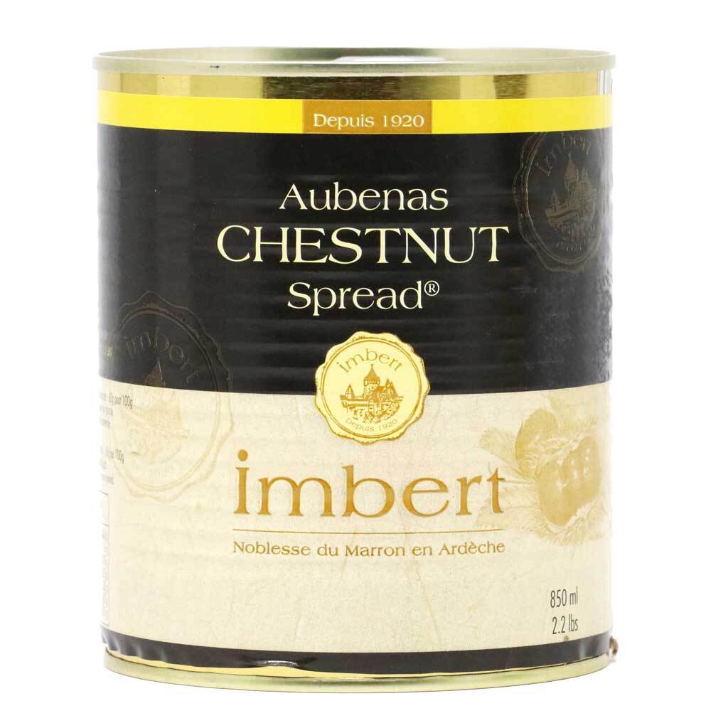 Aubenas Chestnut Spread (Creme de Marrons), 2.2lb 4/4 Can