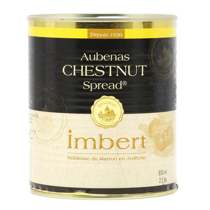 Aubenas Chestnut Spread (Creme de Marrons), 2.2lb 4/4 Can