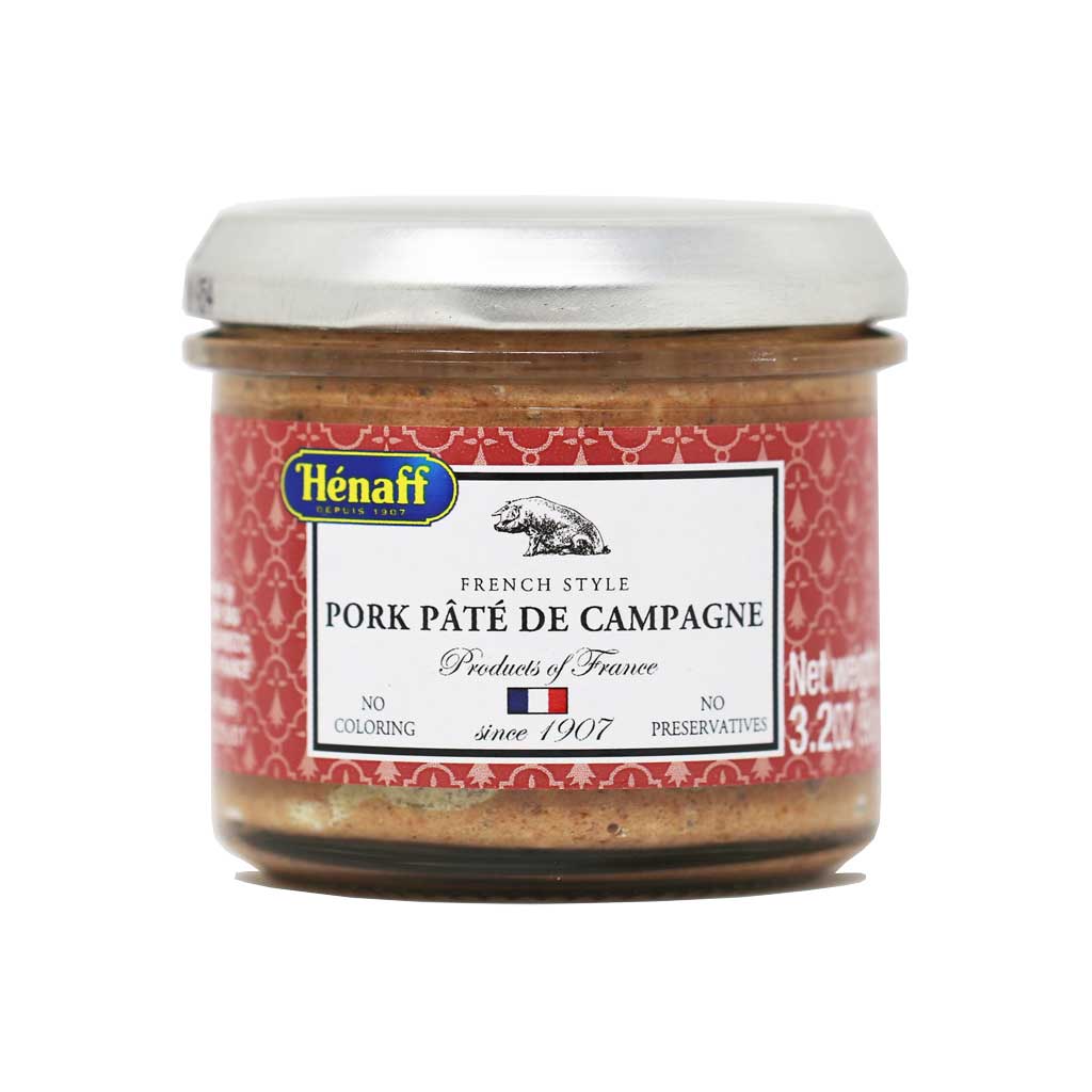 Henaff French Pork Pate de Campagne, 90g Jar