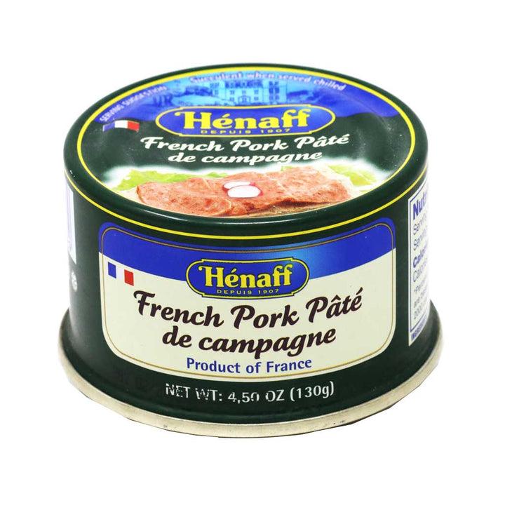 Henaff French Pork Pate de Campagne, 130g Can
