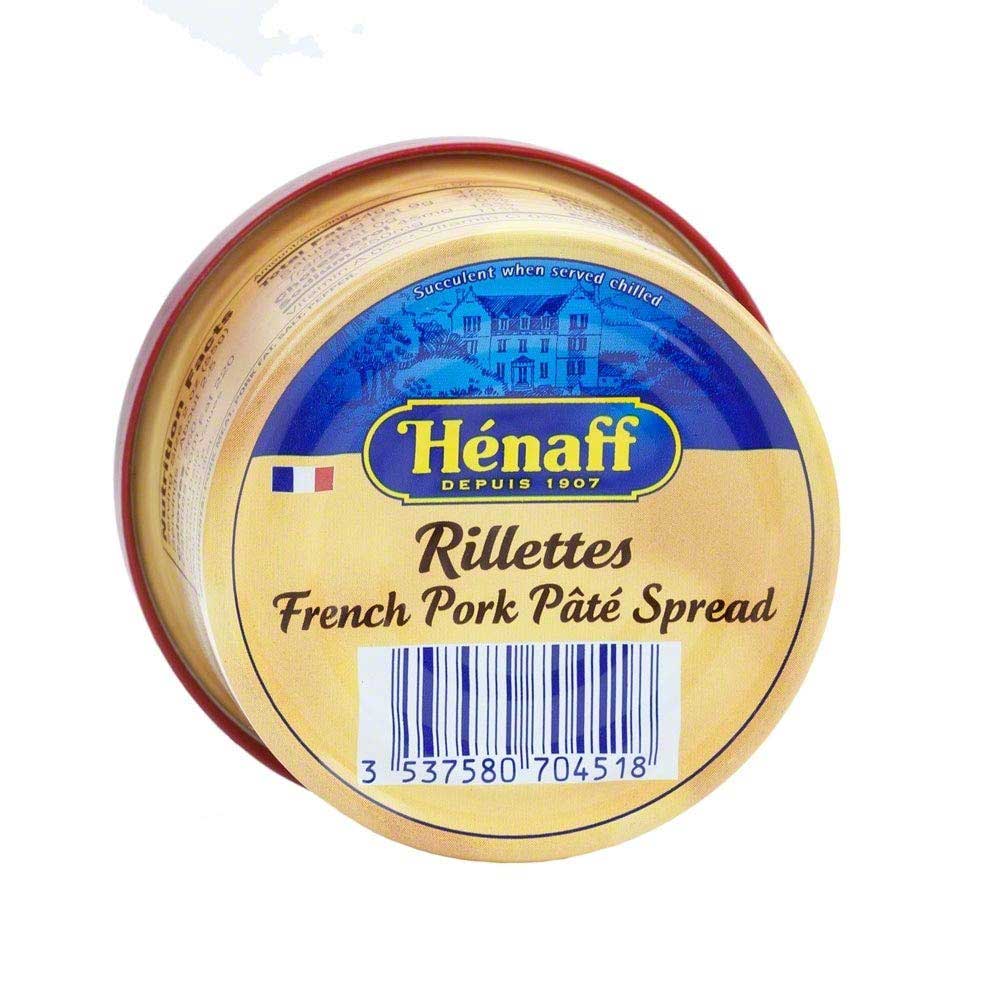 Henaff French Pork Rillettes, 127g Can