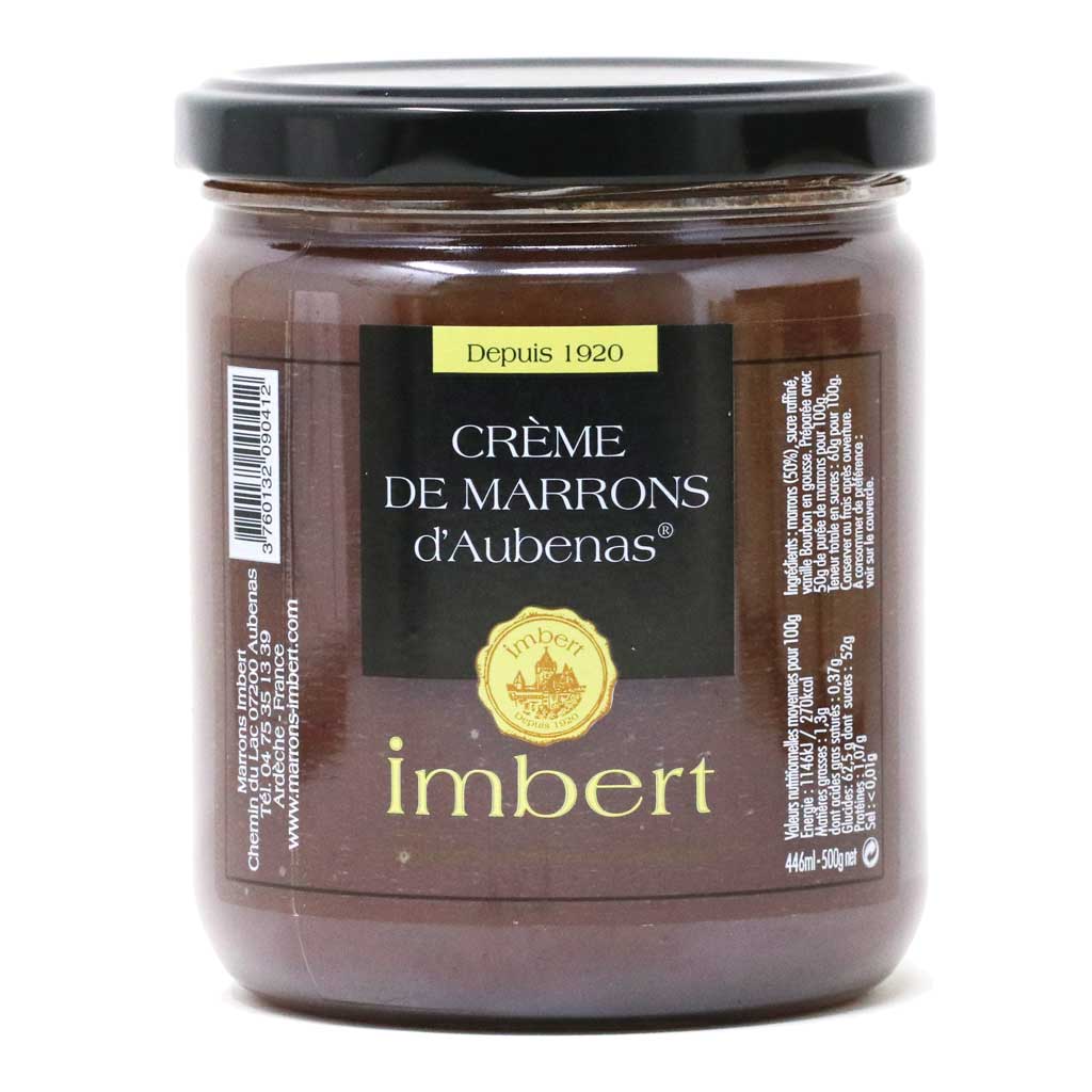 Imbert Chestnut Cream (Creme de Marrons), 500g Jar