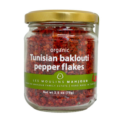 Les Moulins Mahjoub Baklouti Pepper Flakes - Organic, 70g (2.5oz) Jar