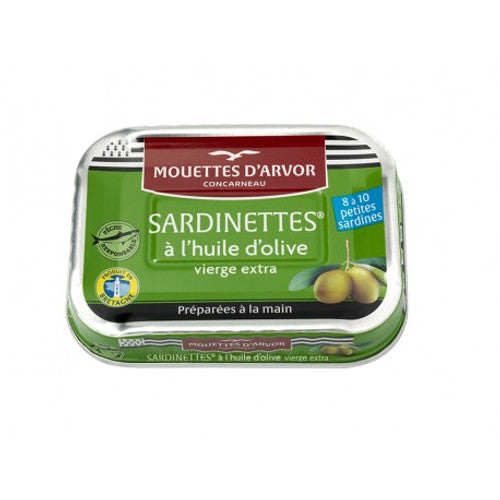 Mouettes d'Arvor - Sardinettes (Small Sardines) in EVOO