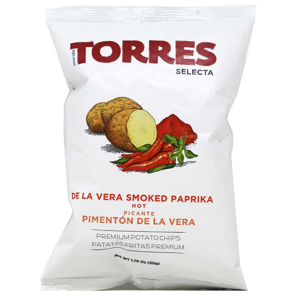 Torres - De La Vera Hot Smoked Paprika Premium Potato Chips 50g