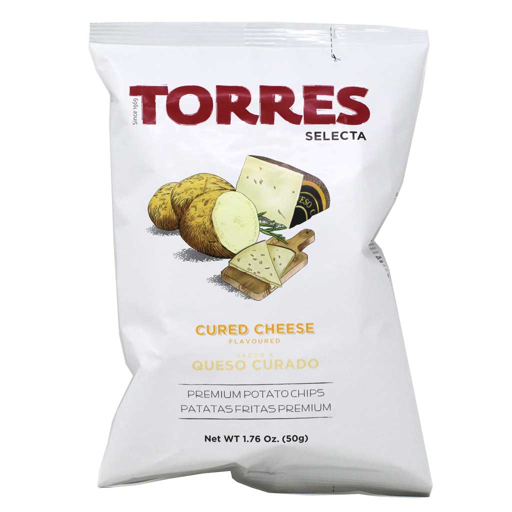 Torres - Cured Cheese Premium Potato Chips 50g (1.8 oz)