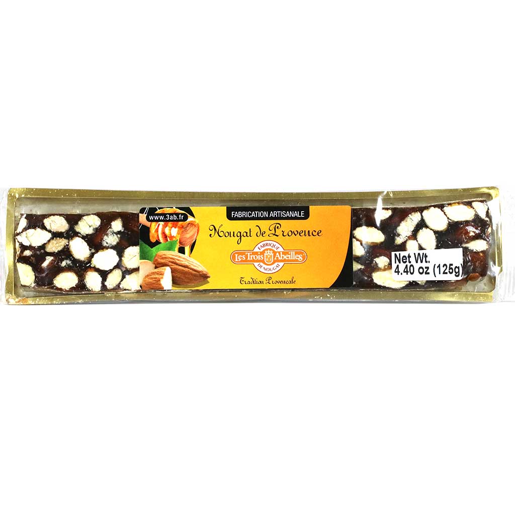 Trois Abeilles – Hard Nougat Bar from Provence, 125g