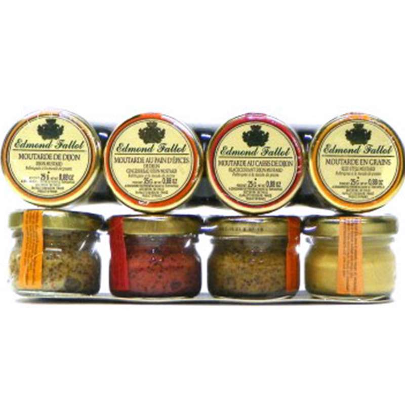 Edmond Fallot - French Mustard Sampler Tray 4x1oz