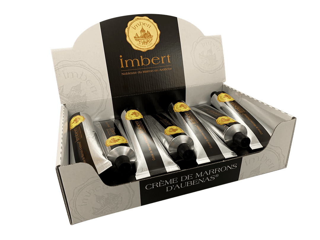 Imbert Chestnut Puree from the Ardèche - Display box of 14 tubes